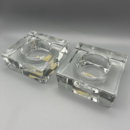 Vintage ikea glass tea light - tea,