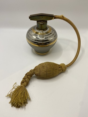 Vintage art deco glass perfume - vintage,
