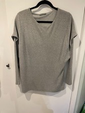 COS Ladies Grey Jersey Top