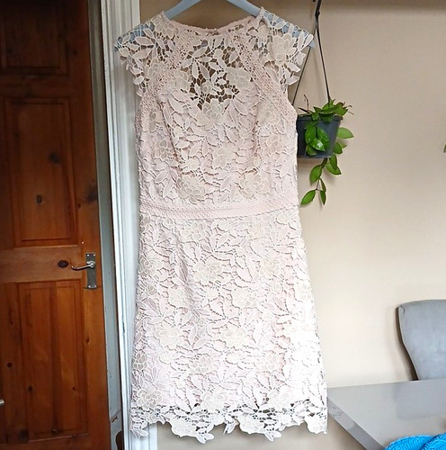 Lipsy london pink floral lace - london,
