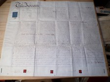 1866 MANUSCRIPT VELLUM ASSIGNMENT INDENTURE DOCUMENT BLOWING HOUSE, ST.AUSTELL