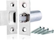 ADJUSTABLE ROLLER CATCH Internal Door Latch Spring Ball Mortice + Fixings SILVER
