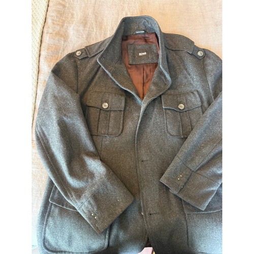 Boss grey wool - grey, colbert