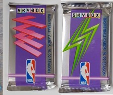2x Sealed Pack 1991 Skybox NBA