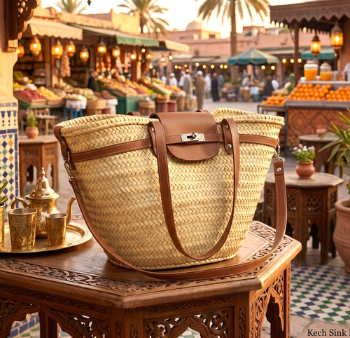 Handmade large french - handmade, straw