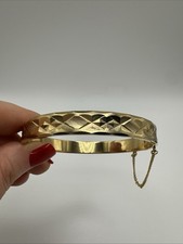 Vintage Rolled Gold Bangle -