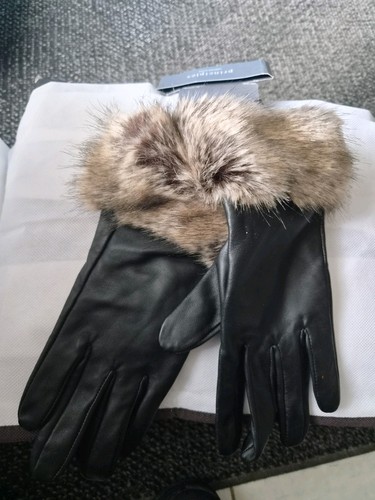 Ladies leather driving gloves - leather,