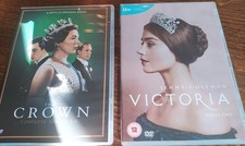 The Crown Series 1-3 & Victoria Series 1 DVDs