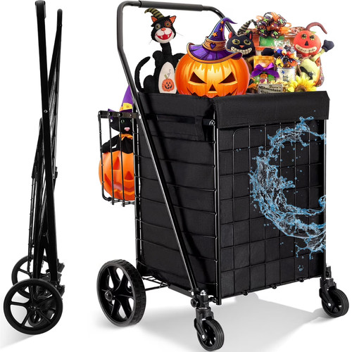 Folding shopping cart - shopping, utility