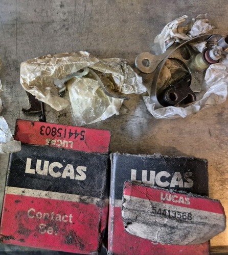 Vintage lucas contact sets - contact,