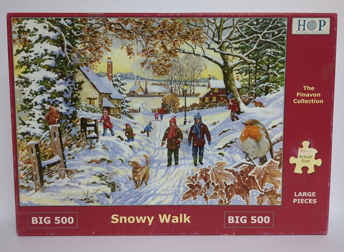 Hop house puzzles snowy - hop,