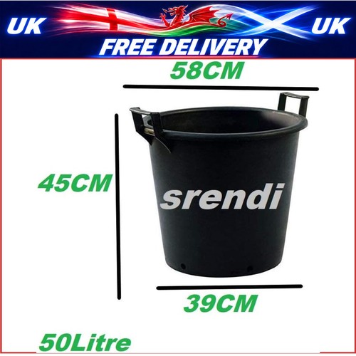 Elegant black plastic planters - plastic,