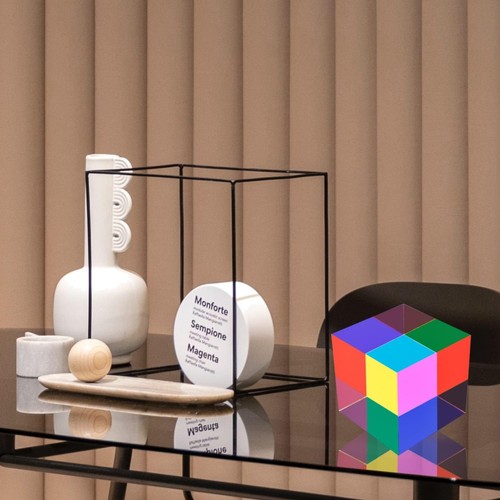 Cmy color cube inch 70mm - cube,, 2.75