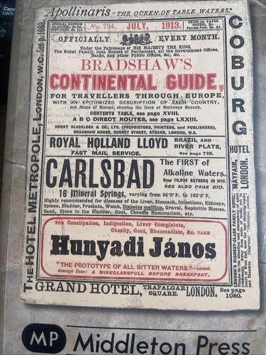 Bradshaw continential - bradshaw's,