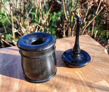 Vintage Ebony Ring Tree /