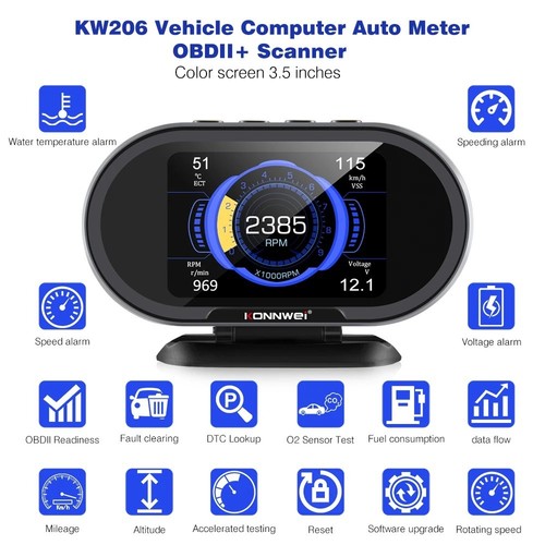 Konnwei kw206 hud digital - konnwei,