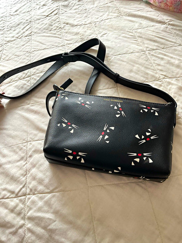 Lulu guinness black faux - lulu,