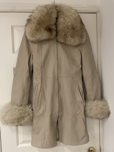 Genuine leather lamb - lamb, coat