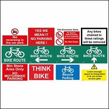 Bike Parking Signs Cycle Route