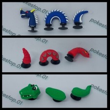 3D Croc Charms Dragon, Snake &