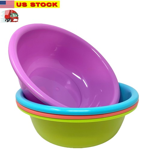 Round plastic wash basin - 12",