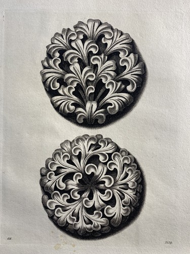 Antique print engraving