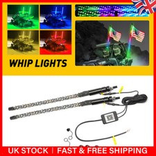 2pcs 3ft LED Whip Lights With