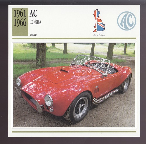 1961 1966 cobra shelby - shelby, car
