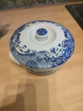 Spode Blue Italian Round Casserole Dish 22cm