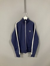 FRED PERRY Track Top - Size Youth Large - Navy - Great Condition - Boy’s