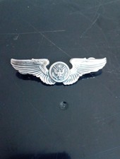 Genuine Usaf Solid Silver Air Crew Wings.