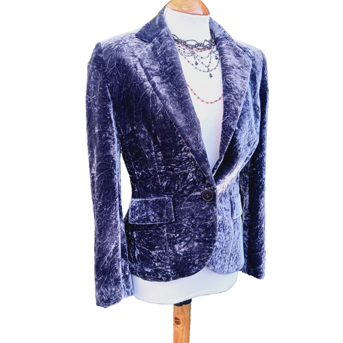Gothic purple velvet - velvet, jacket