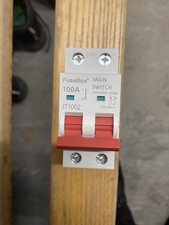 Fuse box 100amp Main Switch