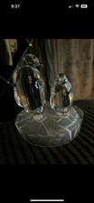 Glass Penguin Statue Ornament