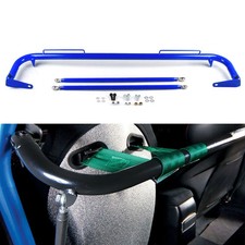 49" Stainless Steel Racing Safety Seat Belt Chassis Roll Harness Bar Rod Blue