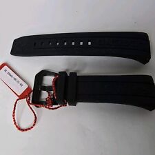 Swiss Legend Trimix Watch Strap Band Silicone Black