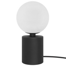 Modern black table lamp - black,