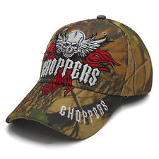 American style Biker Baseball Cap | Cool outdoor camo USA Texas embroidered Hat