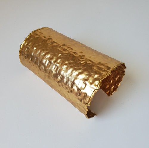 Zara wide rigid textured metal - zara,