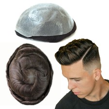 Mens Human HairToupee System