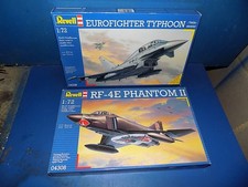 1/72 Revell Model Kits: 04338 Eurofighter Typhoon & 04308 RF-4E Phantom