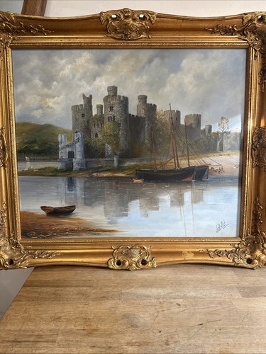 Antique conway conwy castle - antique,