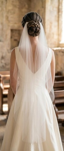 Ivory fingertip brides drape - ivory,