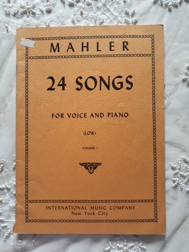 Mahler songs for voice - mahler,