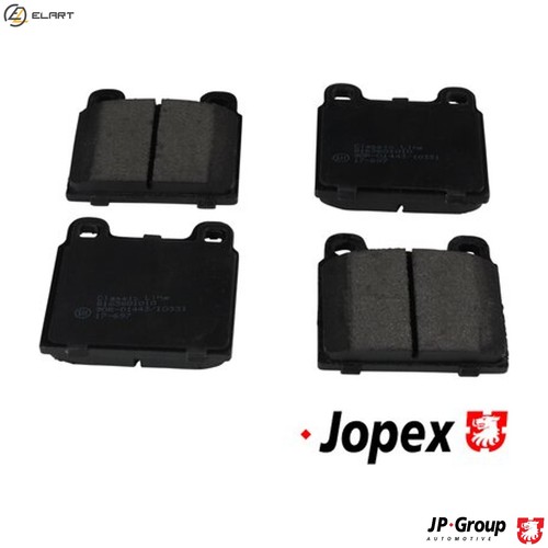 Brake pad set disc - brake,