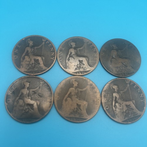 1896 one old penny queen - old,