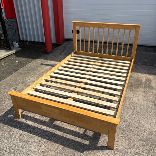 Wooden solid oak slatted - wooden,