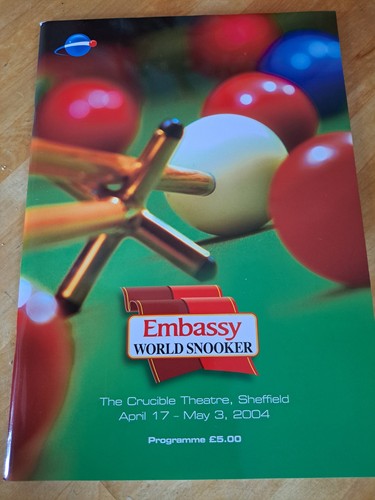 World snooker programme - world,