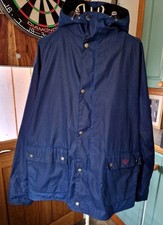 BARBOUR BEACON PASS BLUE WAX