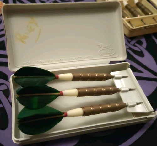 Vintage dart set unicorn - vintage, by